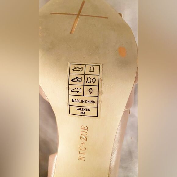 Nic +Zoe Womens Valentina Ruffle Closed Toe D-orsay leather Pump Deep Blush 8M - Picture 6 of 12